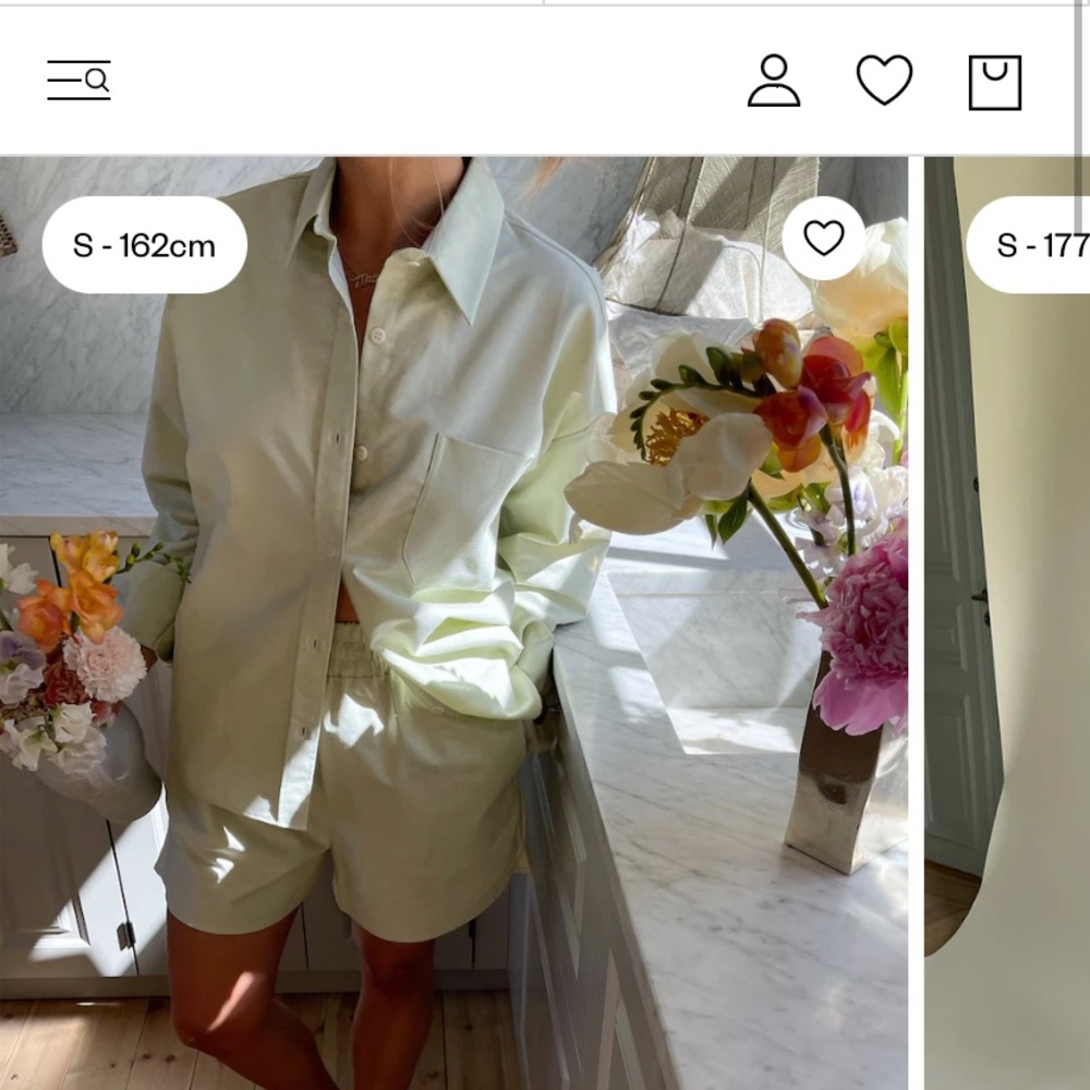 Djerf Avenue Breezy Shirt in green